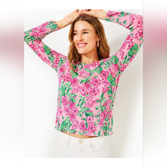 Lilly Pulitzer Sweaters - NWT Lilly Pulitzer Conch Shell Pink Salima Sweater - M